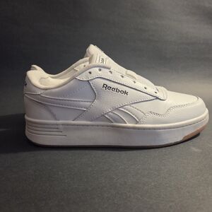 Reebok Club MEMT sneakers in a white colorway with a gum sole.